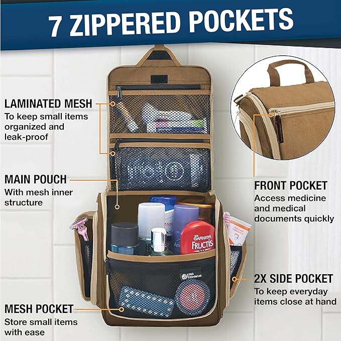 D&D Hanging Travel Toiletry Bag - Image 5