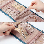 BELALIFE Travel Jewelry Case Organizer, Small Foldable Storage Roll - Image 3