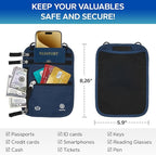 Neck Wallet – Travel Pouch and RFID Blocking Passport Holder - Image 2