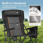 ALPHA CAMP Heavy Duty High Back Camping Chairs - Image 5