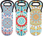 Neoprene Wine Tote Insulated Bag Single Bottle Wine Carrier Built Wine Bottle - Image 9
