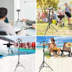 Up to 82.6 Inch Tall Tripod for Cell Phone and Lightweight Camera, Super Tall - Image 6