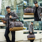 Nerlion Weekender Bag with Shoe Compartment Large Overnight Bag - Image 7