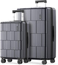 SHOWKOO Luggage Sets 2 Piece 20/28 Inch Hardside Expandable Lightweight PC by SHOWKOO