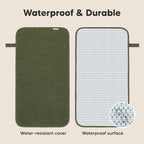 KeaBabies Portable Diaper Changing Pad, Easy Wipe Clean - Image 4