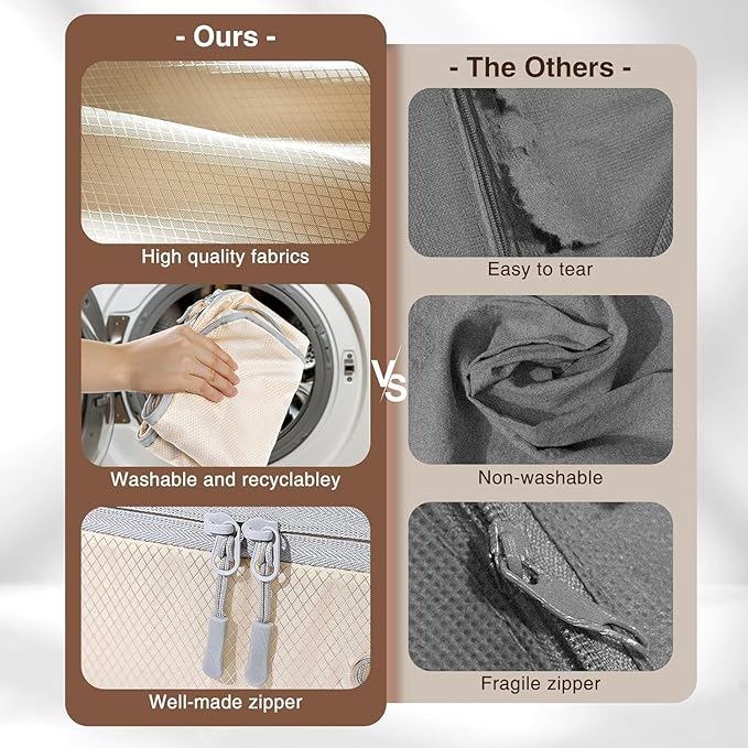 DIMJ Comforter Storage Bag 4 Pack - Image 6