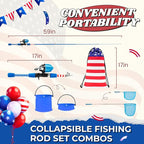 Kids Fishing Pole, Portable Telescopic Kids Fishing Poles - Image 2