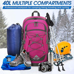 IGOLUMON Hiking Backpack 40L Packable Lightweight Camping Backpack Men Women - Image 8