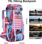 Hiking Backpack for Men 70L/100L Camping Backpack Military Rucksack Molle 3 - Image 5
