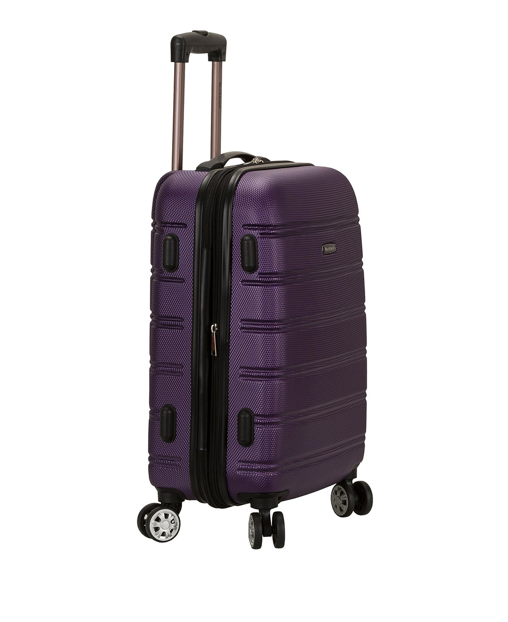 Melbourne Hardside 2 Piece Expandable Spinner Wheel Luggage Set (Purple / 2 Piece (20"/28"))