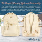 Itzy Ritzy Diaper Bag Backpack – Large Capacity Boss Plus Baby Backpack Diaper - Image 3