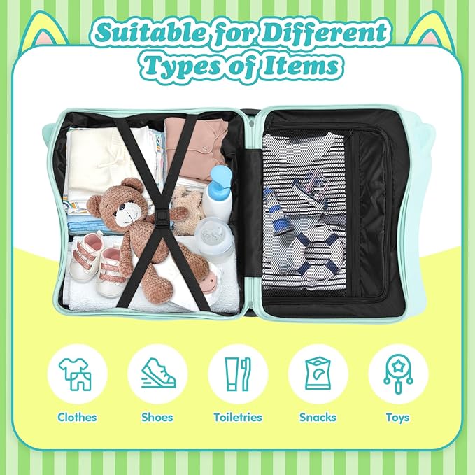 smilesun 20" Ride-On Travel Suitcase - Image 5