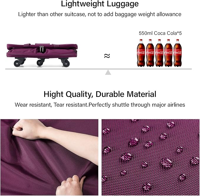 Hanke Expandable Collapsible Luggage - Image 6