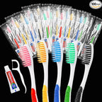 Disposable Toothbrushes with Toothpaste and Floss by HAIFOTRVA