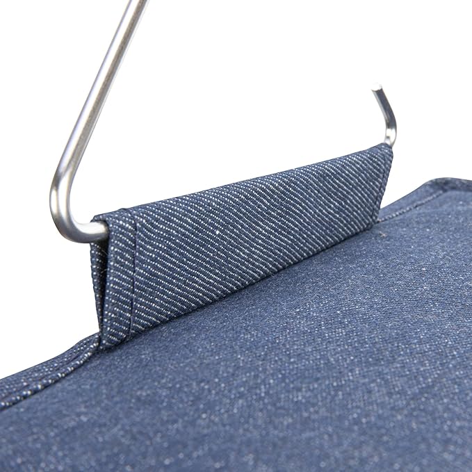 Household Essentials Hanging Cotton Blend and Plastic Closet Shoe Organizer - Image 10