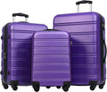 Merax Luggage Sets of 3 Piece Carry on Suitcase Airline Approved, 20/24/28 IN by Merax