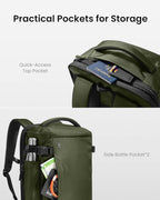 tomtoc Travel Backpack 28L, TSA Friendly Flight Approved Carry-on Luggage Hand - Image 7