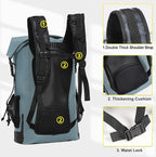 UPWELL 30L Waterproof Dry Bag Boating Backpack - Image 2
