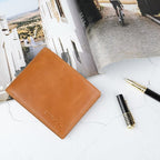 VISOUL Leather Mens Bifold RFID Blocking Wallet - Image 7