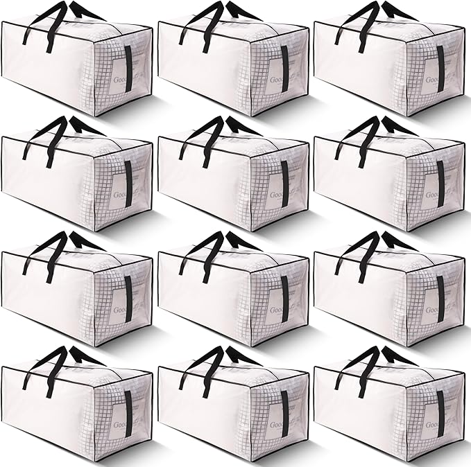12 Pack Large Strong Moving Bags by HOMESURE