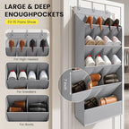 Over the Door Shoe Organizer for Closet, Shoes Rack for Closet - Image 4