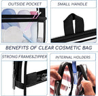 TSA Approved Toiletry Bag 3-1-1 Clear Travel Cosmetic Bag - Image 2