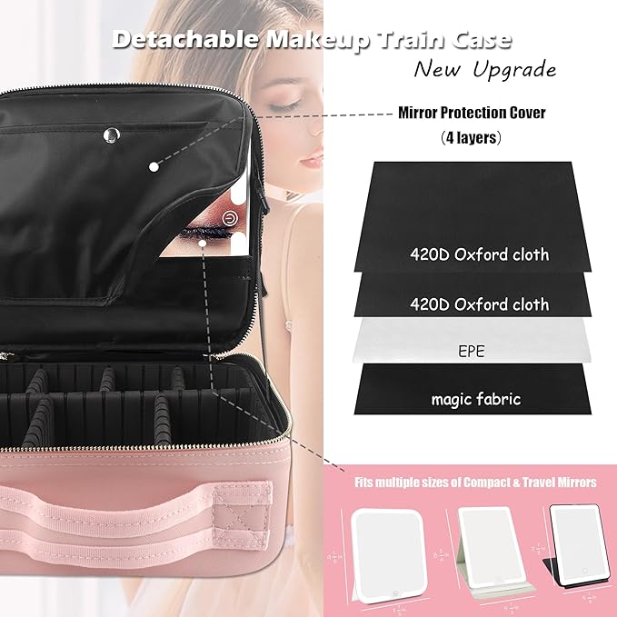 MOMIRA Travel Makeup Bag Cosmetic Bag - Image 2