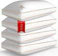 Royal Therapy 4-Pack Queen Memory Foam Pillow, Adjustable Shredded Odor-Free by ROYALTHERAPY