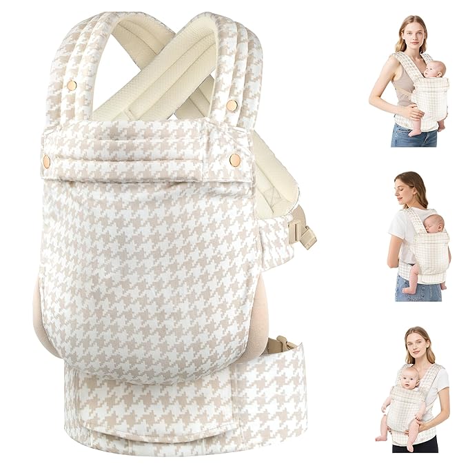 Baby Carrier Newborn to Toddler- Ergonomic, Cozy and Lightweight Infant Carrier by MOCKPOSE