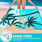 2 Pack Microfiber Beach Towel, Oversized Microfiber Pool Towel 75”x 35” - Image 4