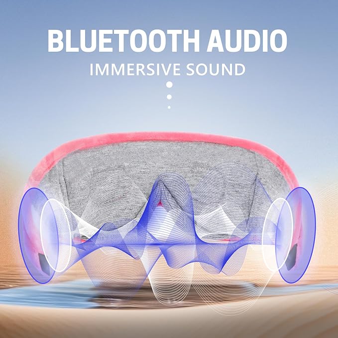 Sleep Mask with Bluetooth Headphones 3D Contour Sleeping Headphones 5.4 - Image 3