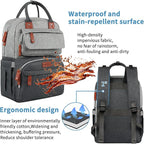 Diaper Bag Backpack, Baby Bag for Boys Girls, Large Diaper Backpack Travel - Image 6