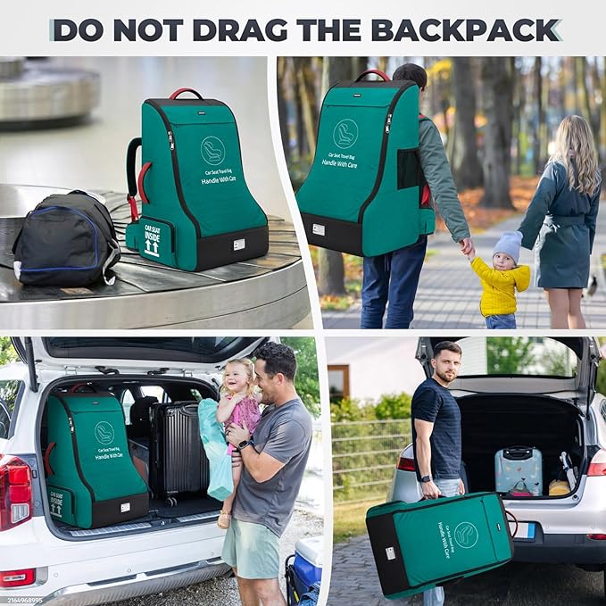 RAINSMORE Padded Car Seat Travel Bag - Image 7