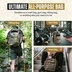 HighSpeedDaddy - Baby Diaper Backpack, Military-Grade, Waterproof, Compact Baby - Image 5