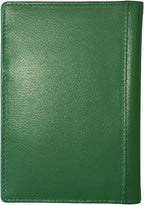 Personalized Monogrammed Emerald Green Leather RFID Passport Wallet - Image 6