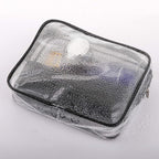 Hedume Set of 9 Clear Makeup Bags, TSA Approved Clear Toiletry Bag Set - Image 5