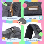 iniuniu Diaper Bag Backpack, 4 in 1 kit Large Unisex Baby Bags - Image 5