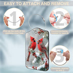 Red Cardinals on Snowy Branches Set of 2 Luggage Tags - Image 4