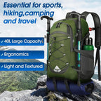 IGOLUMON Hiking Backpack 40L Packable Lightweight Camping Backpack Men Women - Image 7