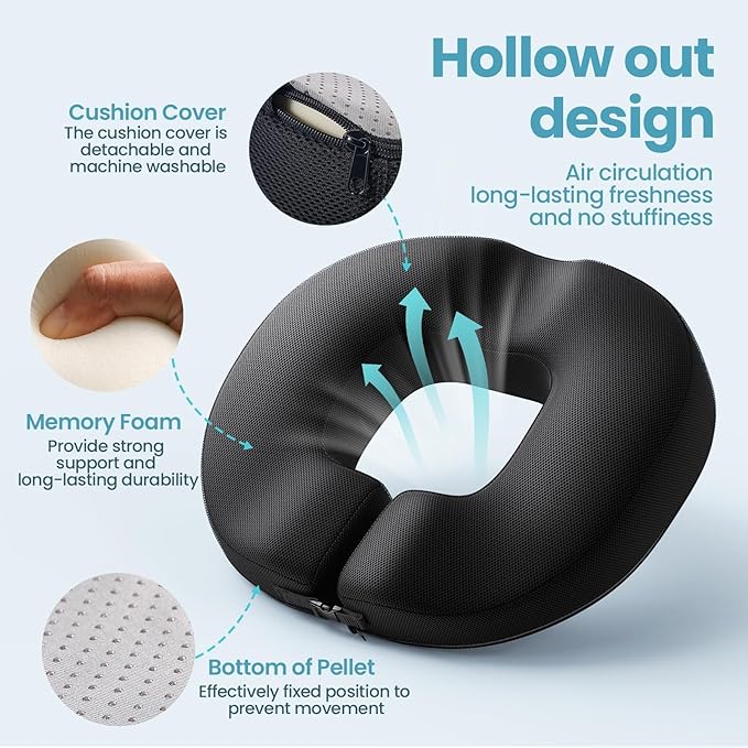 Benazcap Donut Pillow Seat Cushion - Image 3