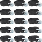 JOIKIT 15 Pack 6.5 Feet x 1 Inch Lashing Straps, Cam Buckle Tie Down Strap up by JOIKIT