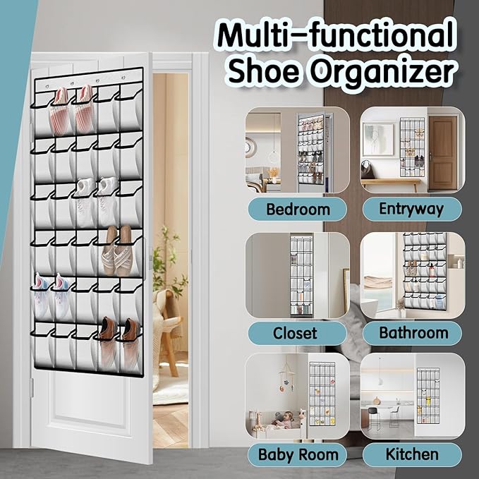Over the Door Shoe Organizer - Image 5