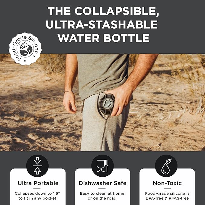 HYDAWAY 17oz Collapsible Water Bottle - Image 3