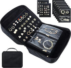 Meneng Travel Jewelry Case Organizer: Jewelry Bags Storage Book Binder by Meneng