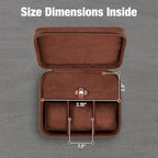 Awesometik Luxury Travel PU Leather Watch Case. Watch Storage Organizer. Watch - Image 5