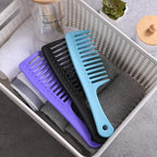 Wide Tooth comb, Large Detangling Comb for Women and Men, Durable Styling Brush for Curly, Long, Wet Hair Types - Professional Hair Care.
