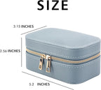 Travel Jewelry Case Bulk Of 4 For Women Weekend Trips, PU Leather Compact - Image 5