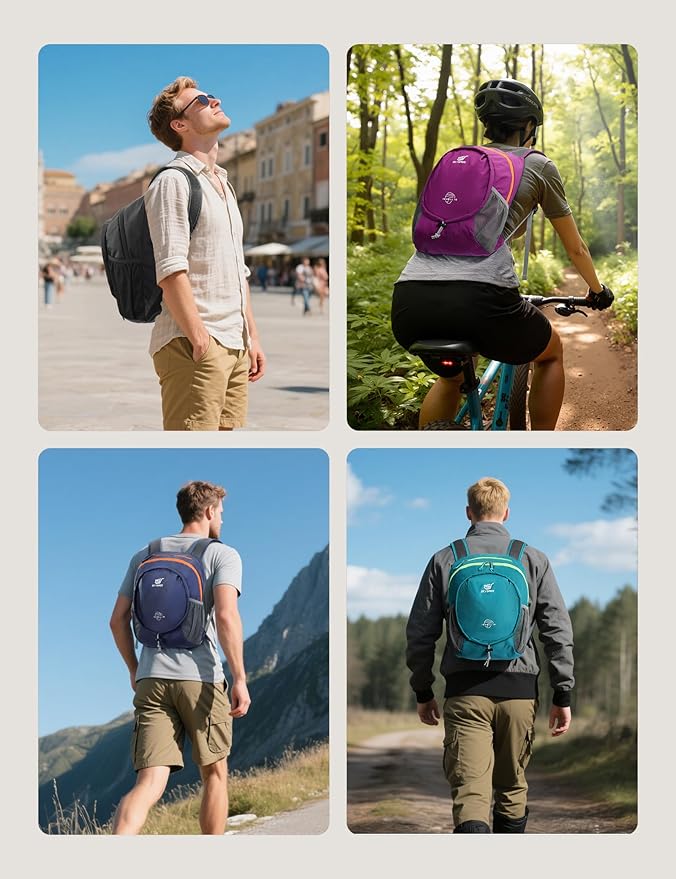SKYSPER 15L Lightweight Small Hiking Backpack - Image 6