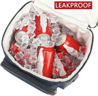 FlowFly Double Layer Cooler Insulated Lunch Bag Adult Lunch Box Large Tote Bag - Image 3