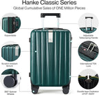 Hanke Expandable Hardshell Luggage Sets 3 piece Carry on Luggage - Image 5